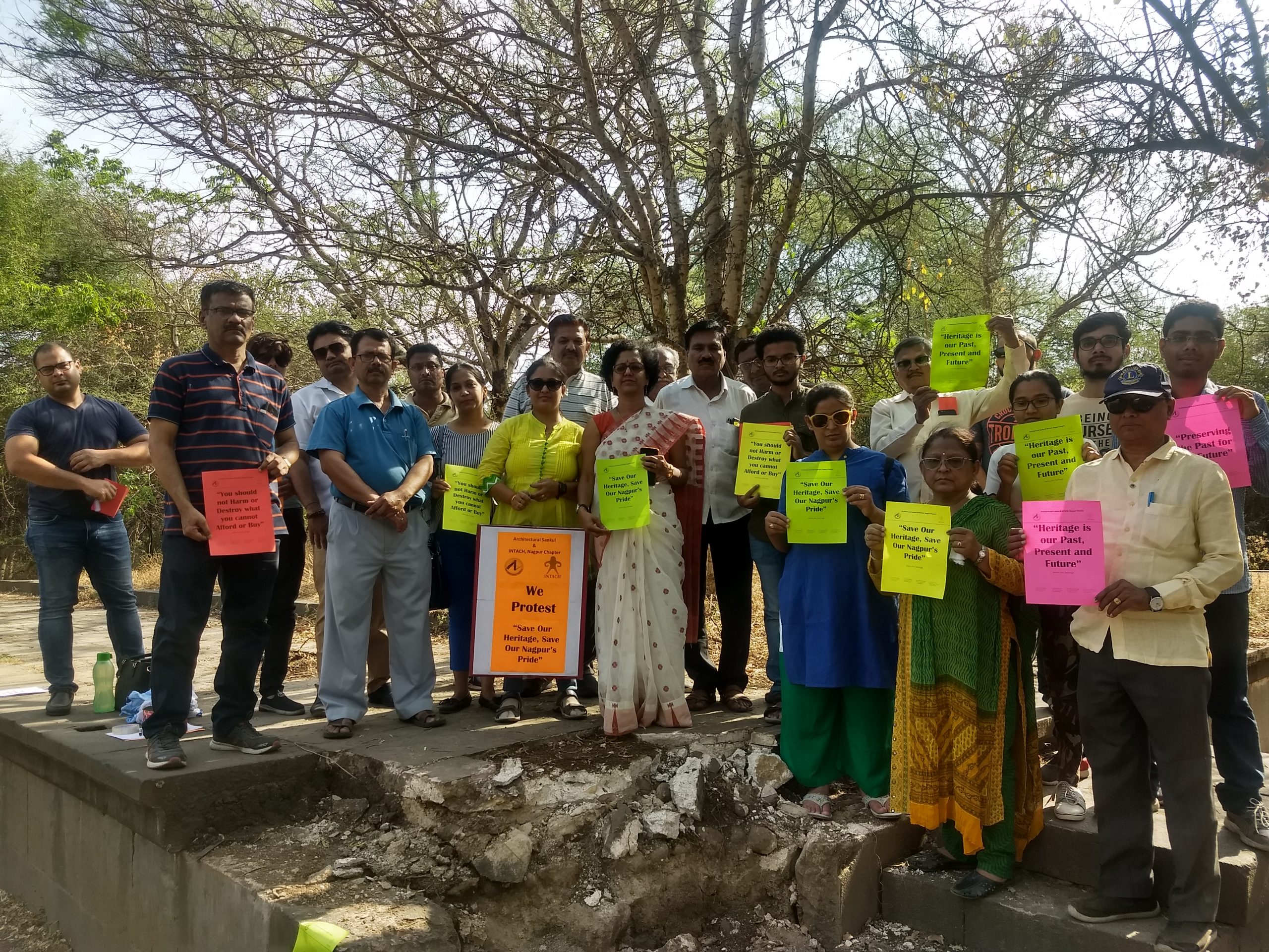 Silent Protest at Sonegaon